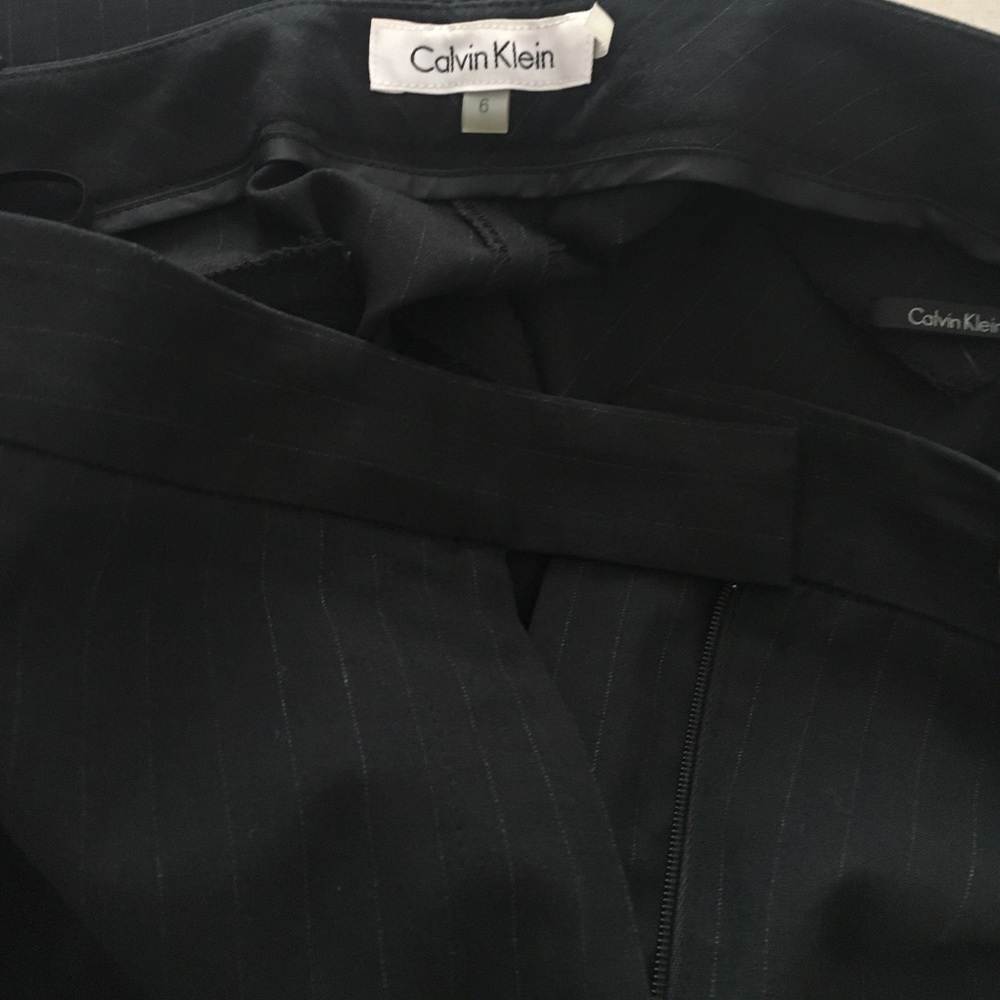 NWOT Calvin Klein pin striped dress pants slacks - Picture 2 of 4